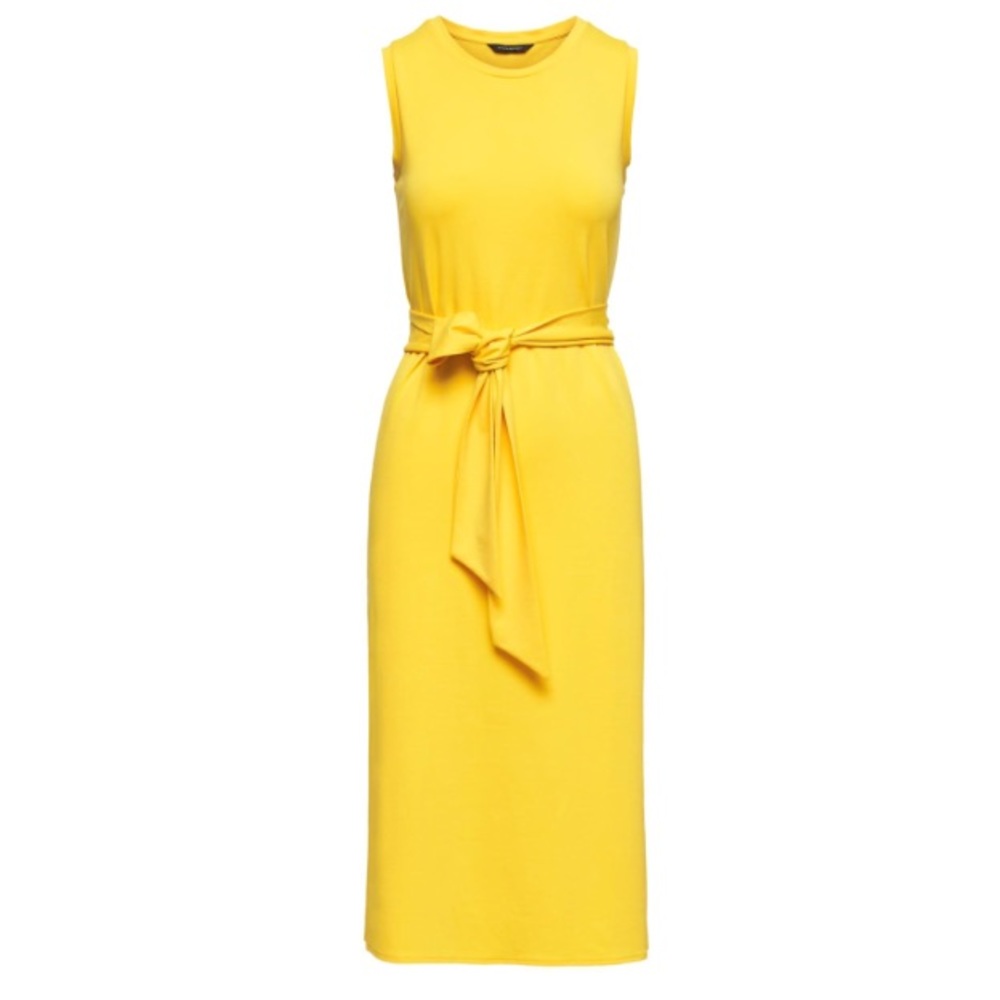 PXXS Banana Ponte Midi Dress